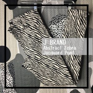 J BRAND • Abstract Zebra Jacquard Pant